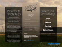 Tablet Screenshot of freightguys.com
